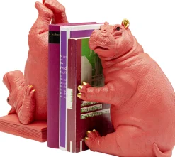 Podpórki na książki Hippo (2-set) różowe