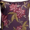 Poduszka dekoracyjna Lovely Flowers Fioletowa 50x50cm