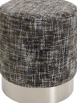Pufa Cherry Dining Silber ciemnoszara Ø39cm