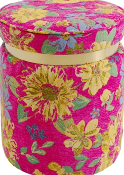 Pufa Flower Fever Różowy Ø39cm