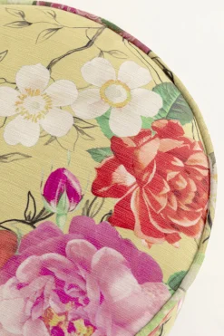 Pufa Flower Fever Żółty Ø39cm