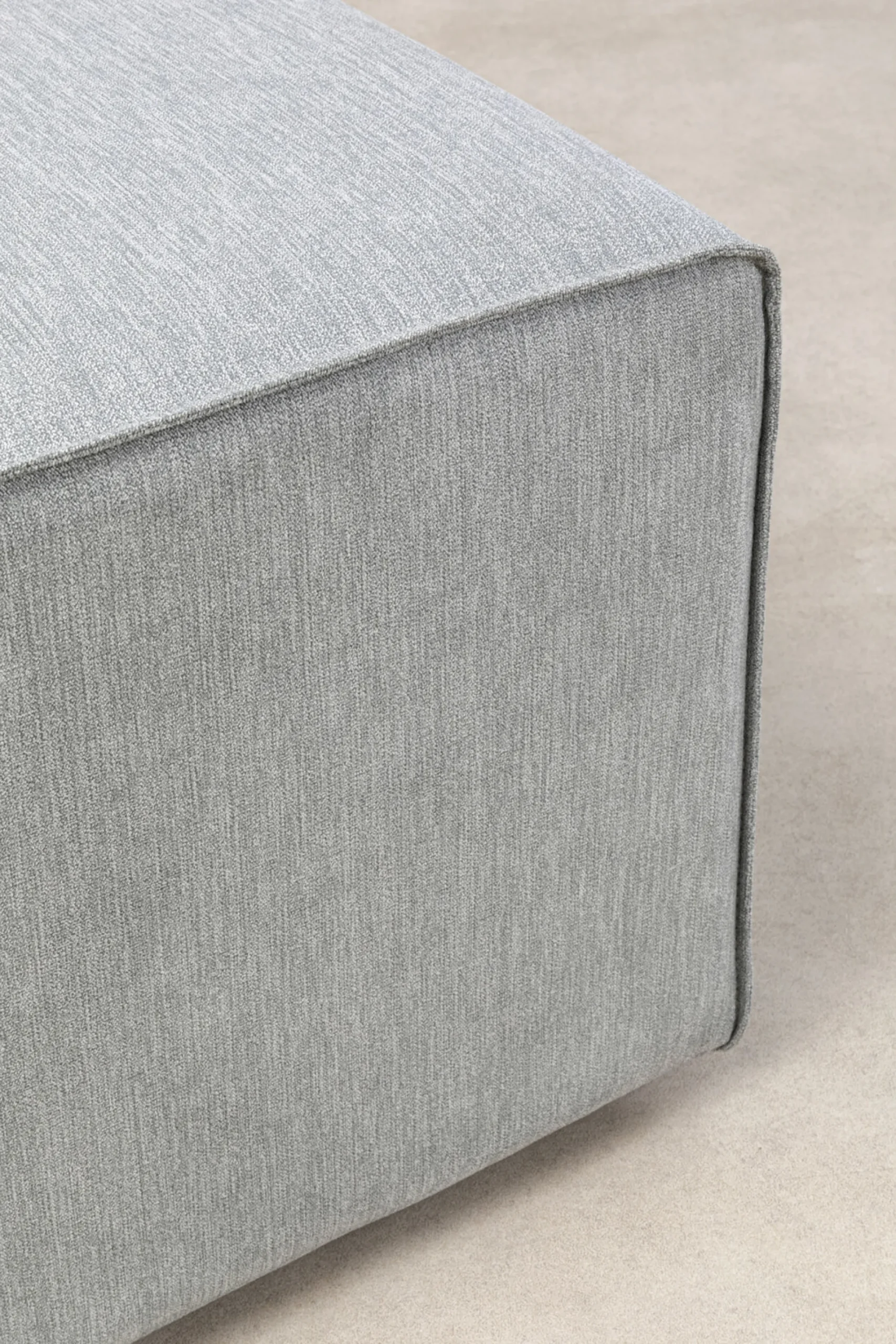 Pufa Infinity 100x68 cm szara