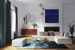 Pufa Infinity 100x80 cm szara