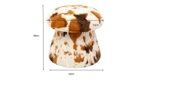 Pufa Mushroom Cow Ø51cm
