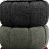 Pufa Peppo Ø76x39 cm biała
