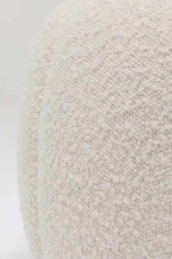 Pufa Peppo Ø76x39 cm biała