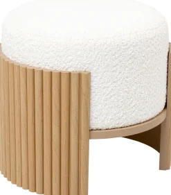 Pufa Samu Naturalny Ø43cm