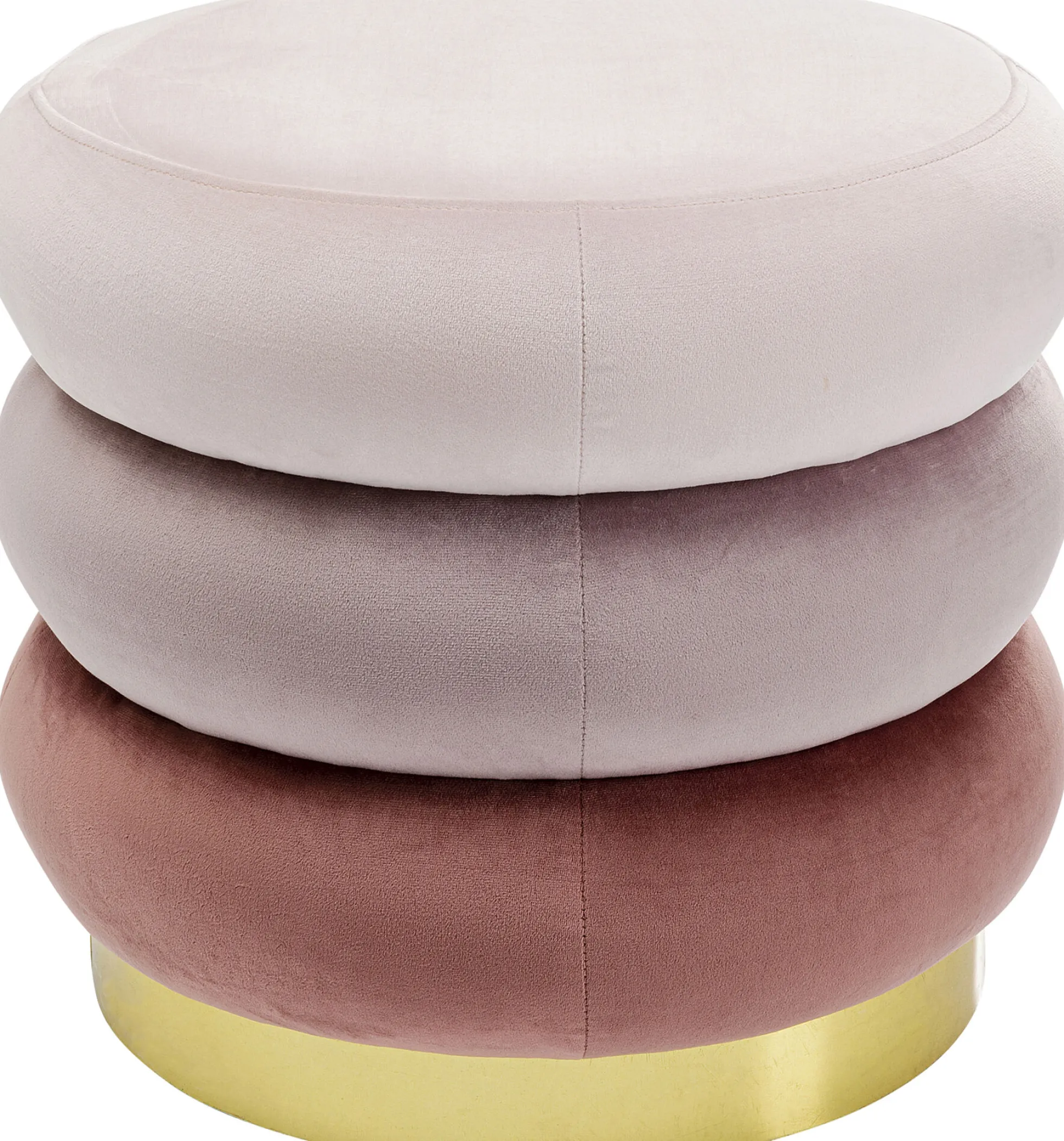 Pufa Sandwich Triple Ø40x45 cm odcienie różu