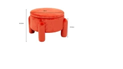 Pufa Storage Orange Ø54cm