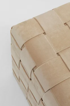 Pufa Weave Beżowy (2/Set)