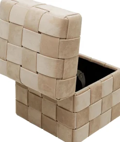 Pufa Weave Beżowy (2/Set)