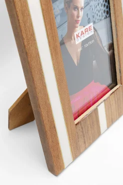 Ramka na zdjęcia brązowa MDF 10x15 cm