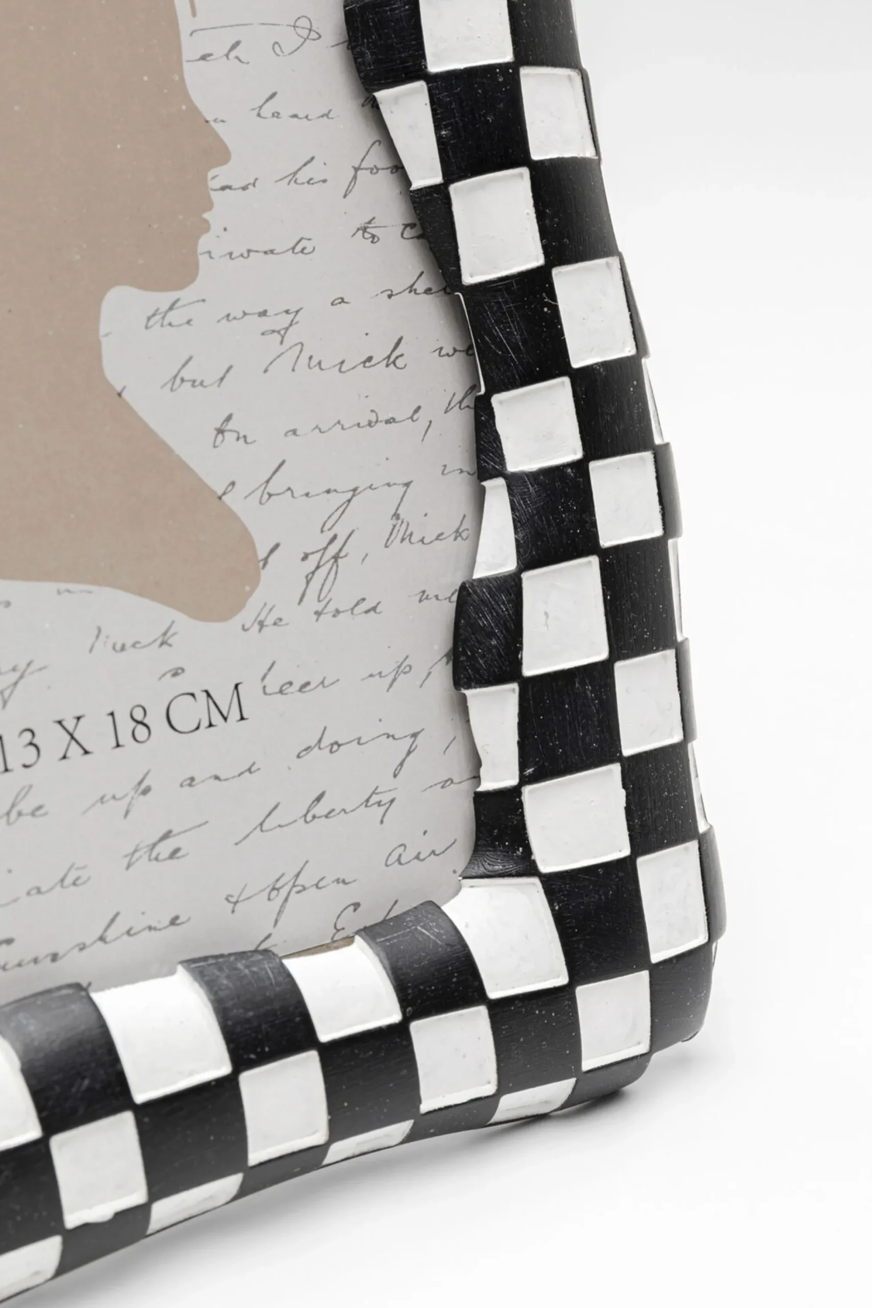 Ramka na zdjęcia Checker czarna 13x18cm