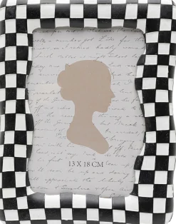 Ramka na zdjęcia Checker czarna 13x18cm