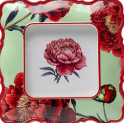 Ramka na zdjęcia Peonies Green 10x10cm