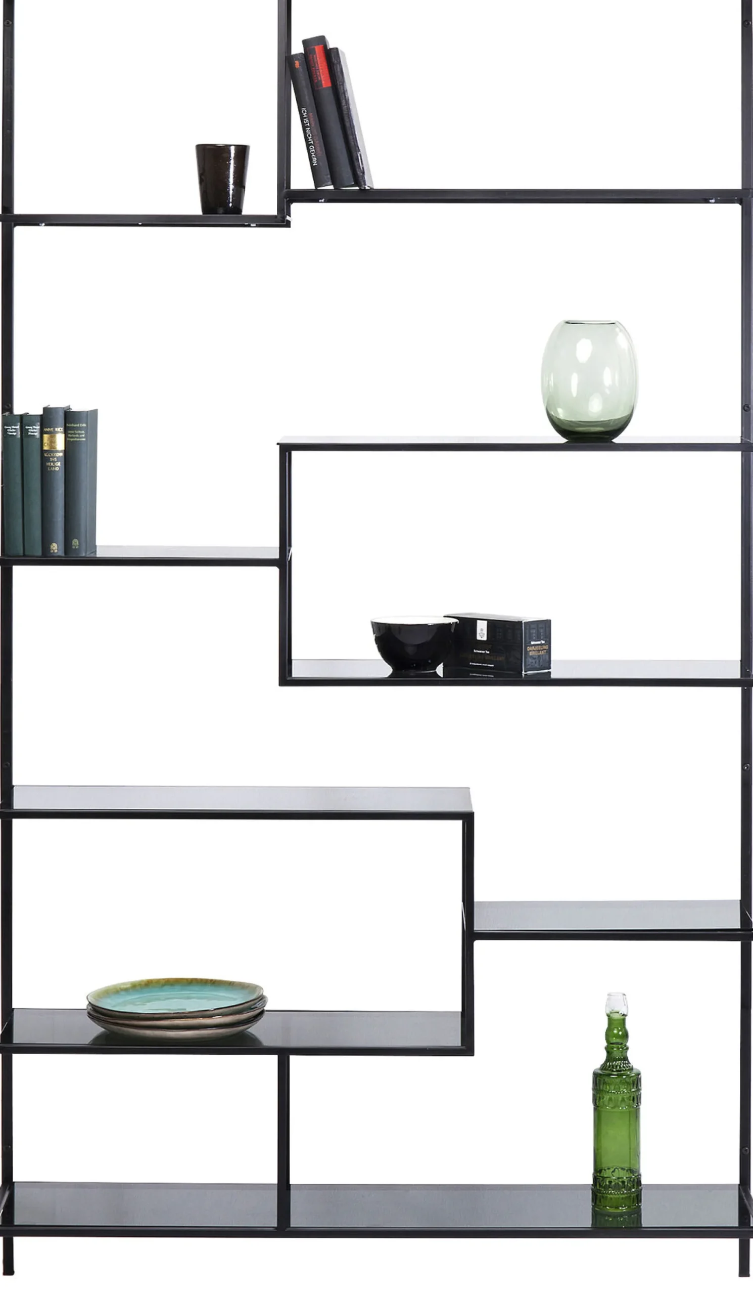 Regał Loft 115x195 cm czarny