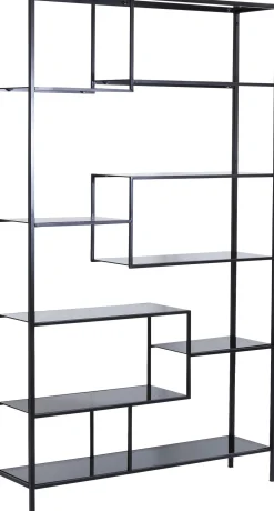 Regał Loft 115x195 cm czarny