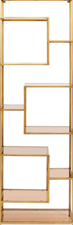 Regał Loft 60x195 cm złoty