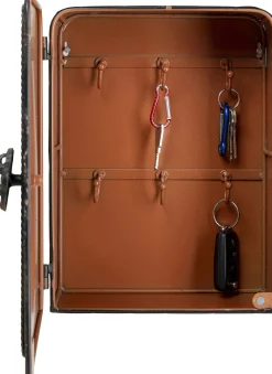 Regał na klucze Key Box 24x31 cm czarno-brązowy