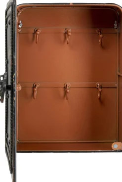 Regał na klucze Key Box 24x31 cm czarno-brązowy