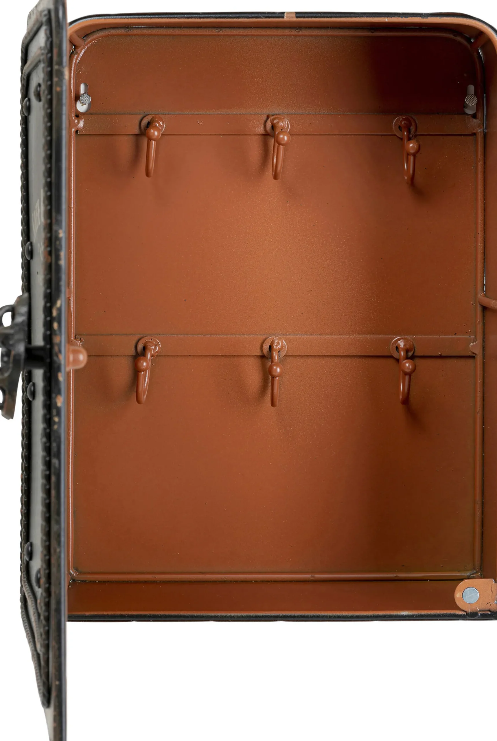 Regał na klucze Key Box 24x31 cm czarno-brązowy