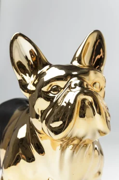 Skarbonka Bulldog 34x28 cm czarno-złota