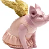 Skarbonka Flying Pig różowa 15cm