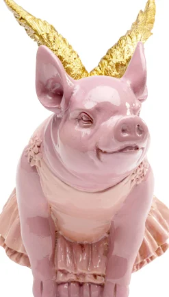 Skarbonka Flying Pig różowa 15cm