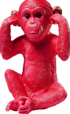 Skarbonka Monkey Kikazaru 24x35 cm czerwona