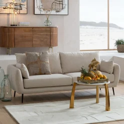 Sofa Amalfi 2 os. 219 cm kremowa