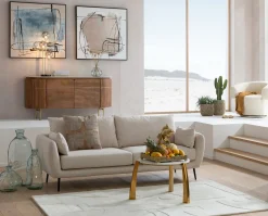 Sofa Amalfi 2 os. 219 cm kremowa