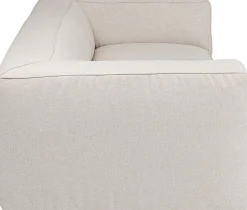 Sofa Cubetto Cord 3 os. 220 cm kremowa