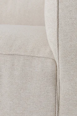 Sofa Cubetto Cord 3 os. 220 cm kremowa