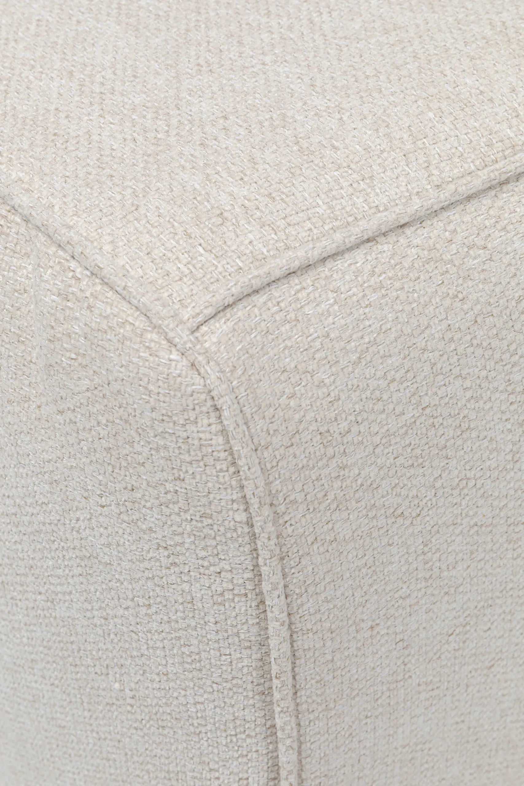 Sofa Cubetto Cord 3 os. 220 cm kremowa