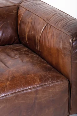 Sofa Cubetto 259x67 cm brązowa