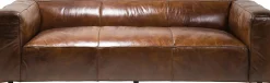 Sofa Cubetto 259x67 cm brązowa