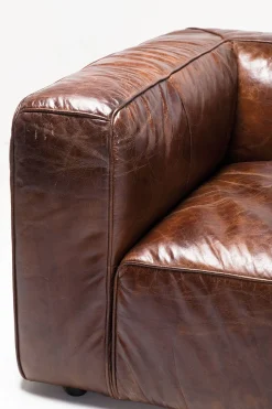 Sofa Cubetto 259x67 cm brązowa