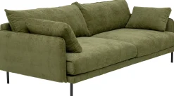 Sofa Edna 3-osobowa zielona 245cm