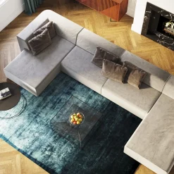 Sofa Infinity Elements 100x70 cm szara