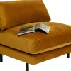 Sofa - moduł Discovery 100x101 cm bursztynowa