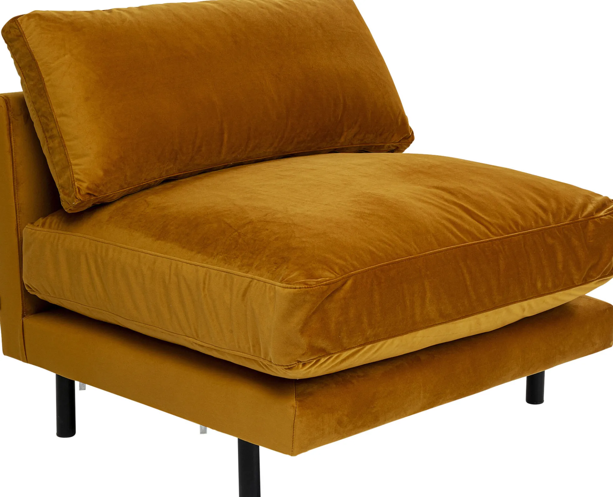 Sofa - moduł Discovery 100x101 cm bursztynowa