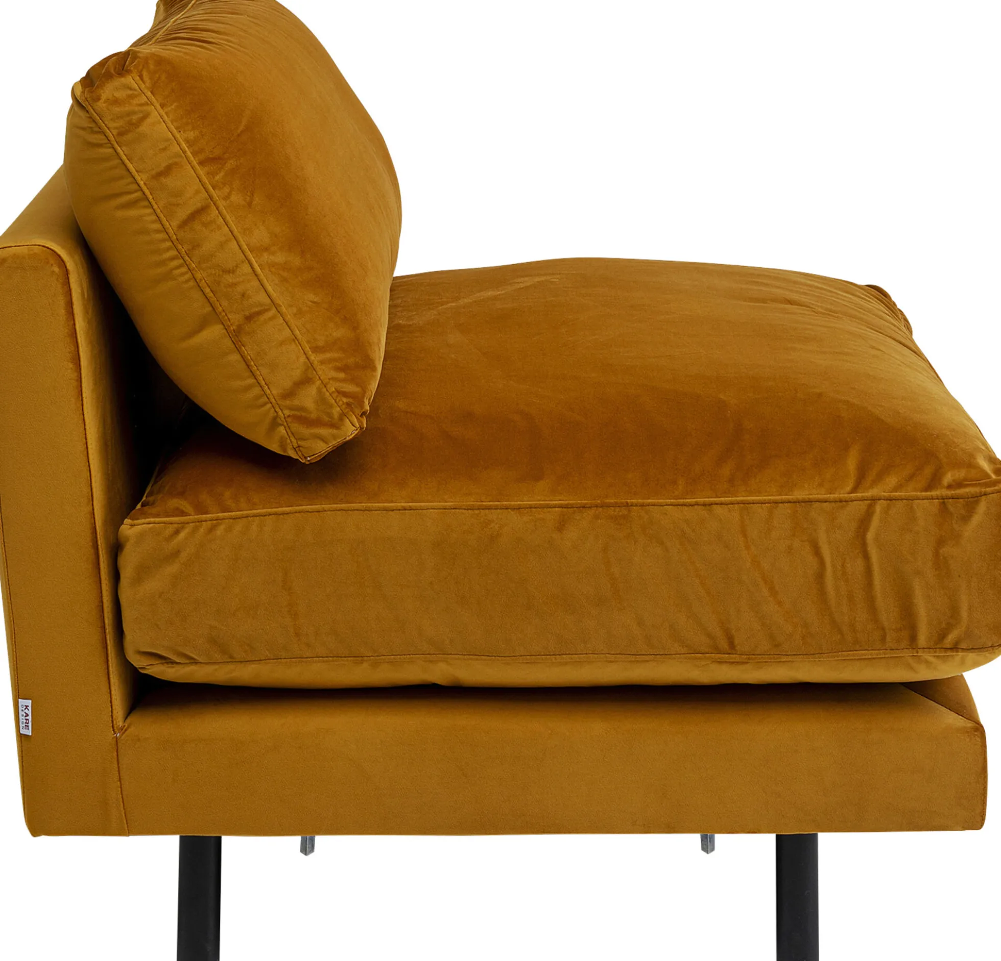 Sofa - moduł Discovery 100x101 cm bursztynowa