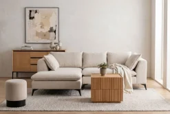 Sofa narożna Jimmy kremowa lewa