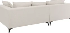 Sofa narożna Jimmy kremowa lewa