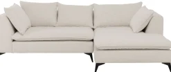 Sofa narożna Jimmy kremowa prawa