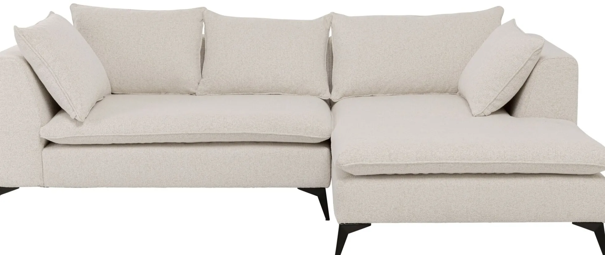 Sofa narożna Jimmy kremowa prawa