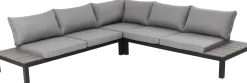 Sofa ogrodowa ze stolikiem Holiday Black 242x242 cm