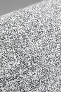 Sofa 3-osobowa w kolorze szarym nogi stalowe czarne 230 cm