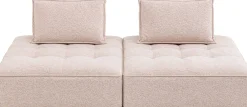 Sofa Portofino różowa ogrodowa (2/Set)