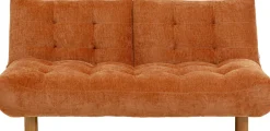 Sofa Rozkładana Mel Pomarańczowa 188cm